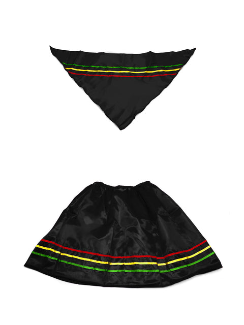 Traje Nortino Mujer Negro