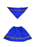Traje Nortino Mujer Azul