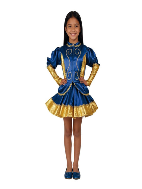 Traje Caporal Mujer Azul Infantil