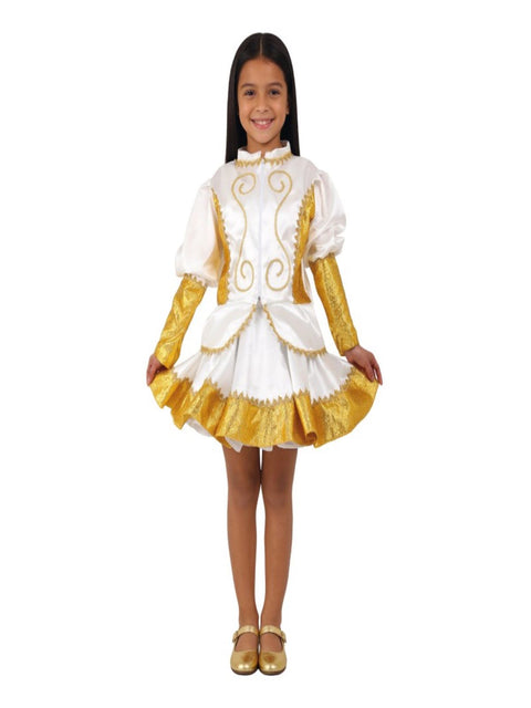 Traje Caporal Mujer Blanco Infantil