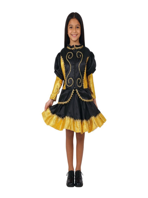 Traje Caporal Mujer Negro Infantil