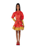 Traje Caporal Mujer Rojo Infantil